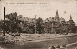 City Hospital - 12th Street & Central Avenue Cincinnati, OH Postcard Postcard Postcard