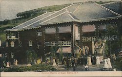 Rorick's Theatre at Night Elmira, NY Postcard Postcard Postcard