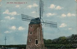 View of Old Mill Postcard