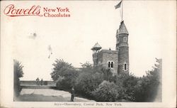 Observatory in Central Park - Powell's New York Chocolates New York City, NY Postcard Postcard Postcard