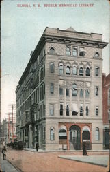 Steele Memorial Library Postcard