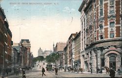 State St. From Broadway Albany, NY Postcard Postcard Postcard