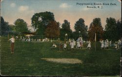 Playground in Branch Brook Park Newark, NJ Postcard Postcard Postcard