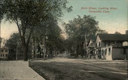 Main Street, Looking West Postcard