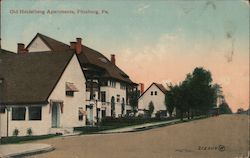 Old Heidelberg Apartments Pittsburgh, PA Postcard Postcard Postcard