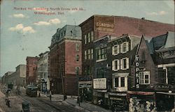 Market Street, looking North from 4th Street Postcard