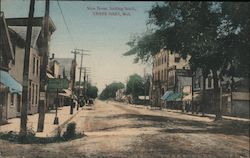 Main Street, looking South Three Oaks, MI Postcard Postcard Postcard