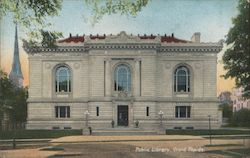 Public Library Postcard