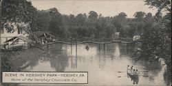 Scene in Hershey Park Pennsylvania Postcard Postcard Postcard