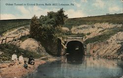 Oldest Tunnel in United States, Built 1822 Lebanon, PA Postcard Postcard Postcard