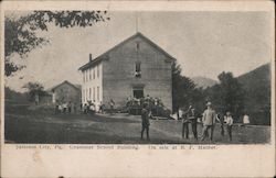 Grammar School Building Postcard