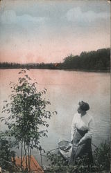 View from Fern Bank Heart Lake, PA Postcard Postcard Postcard