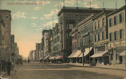 Market Street Harrisburg, PA Postcard Postcard Postcard