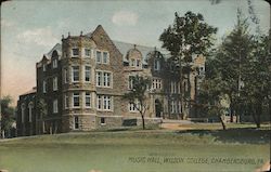 Music Hall, Wilson College Chambersburg, PA Postcard Postcard Postcard