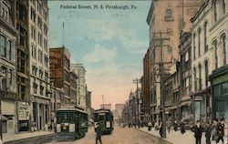 Federal Street, N.S. Pittsburgh, PA Postcard Postcard Postcard