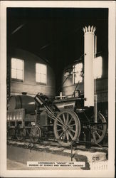 Stephenson's "Rocket" 1829 Museum Of Science And Industry Postcard