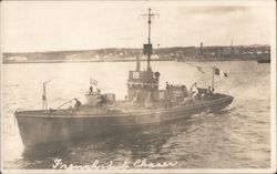 French Sub Chaser C-88 World War I Postcard Postcard Postcard