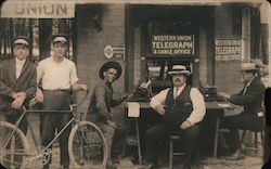 Western Union Telegraph Office, Messengers Postcard