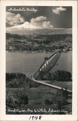 Hood River-White Salmon Interstate Bridge Oregon Postcard Postcard Postcard