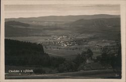 Chodsko s vyhledu Postcard