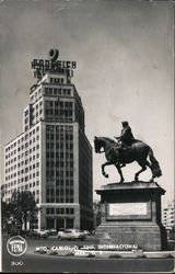 Charles IV Memorial - Goodrich Tire Sign Postcard