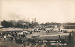 Du Pont Powder Co. Hopewell, VA Postcard Postcard Postcard