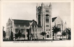 Country Club Christian Church Postcard