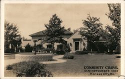 Community Chapel D.W. Newcomer's Sons Postcard