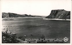 Boat Landing and Elephant Butte Postcard