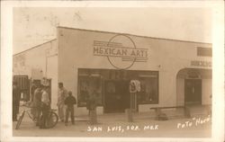 Mexican Arts Building Street View San Luis, Mexico Foto "Haro" Postcard Postcard Postcard