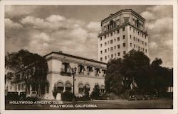 Hollywood Athletic Club Postcard