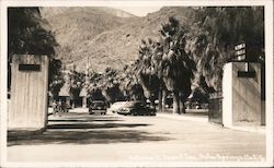 Entrance to Dessert Inn Postcard