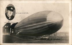 Dr. Hugo Eckener Graf Zeppelin Postcard