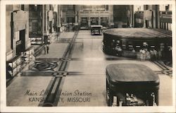 Main Lobby of Union Station Kansas City, MO Postcard Postcard Postcard