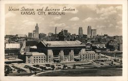 Union Station and Business Section Kansas City, MO Postcard Postcard Postcard