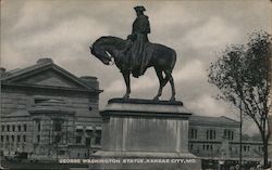 George Washington Statue Kansas City, MO Postcard Postcard Postcard