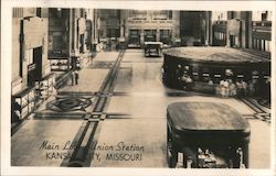 Main Lobby of Union Station Kansas City, MO Postcard Postcard Postcard