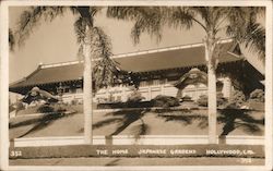 The Home Japanese Gardens Hollywood, CA Postcard Postcard Postcard