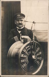 German Sea Captain Postcard