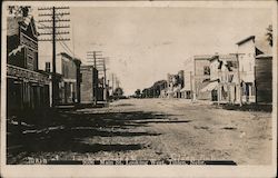 Main Street, Looking West Tilden, NE Postcard Postcard Postcard