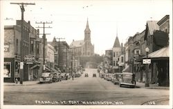 Franklin Street Port Washington, WI Postcard Postcard Postcard