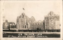 Ice Palace, Winter Sports Carnival 1939 Postcard