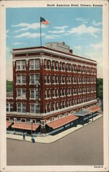 North American Hotel Postcard