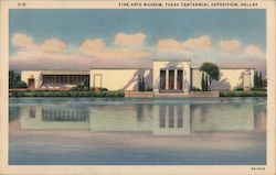 Fine Arts Museum, Texas Centennial Exposition Postcard