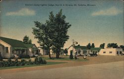 Keene's Lamp Lighter Lodge Sedalia, MO Postcard Postcard Postcard