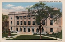 Pettis County Court House Sedalia, MO Postcard Postcard Postcard