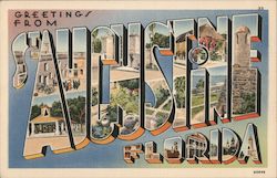 Greetings from St Augustine, Florida St. Augustine, FL Postcard Postcard Postcard