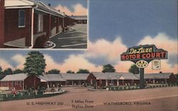 De Luxe Motor Court Waynesboro, VA Postcard Postcard Postcard