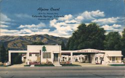 Alpine Court Postcard