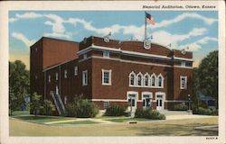 Memorial Auditorium Postcard